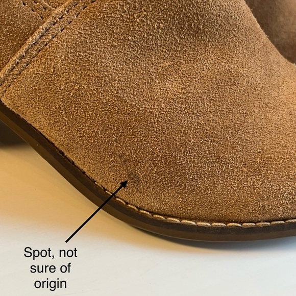 Suede Moto Boho Slouchy Shaft Booties Camel Western Coastal Cowgirl Piratecore - Picture 11 of 11